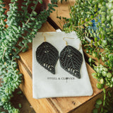 Balsam Leaf Wooden Earrings