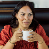 Worsley Wooden Earrings - Petite