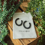 Clayhurst Wooden Hoop Earring