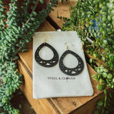 Valhalla Hoop Wooden Earrings