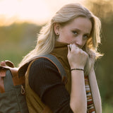 Pipestone Bead & Stone Bracelet