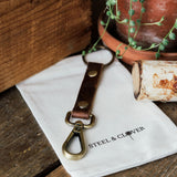 Hythe Dual End Leather Keychain