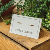 Mini Bar Stud Earrings