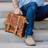Webster Leather Messenger Bag