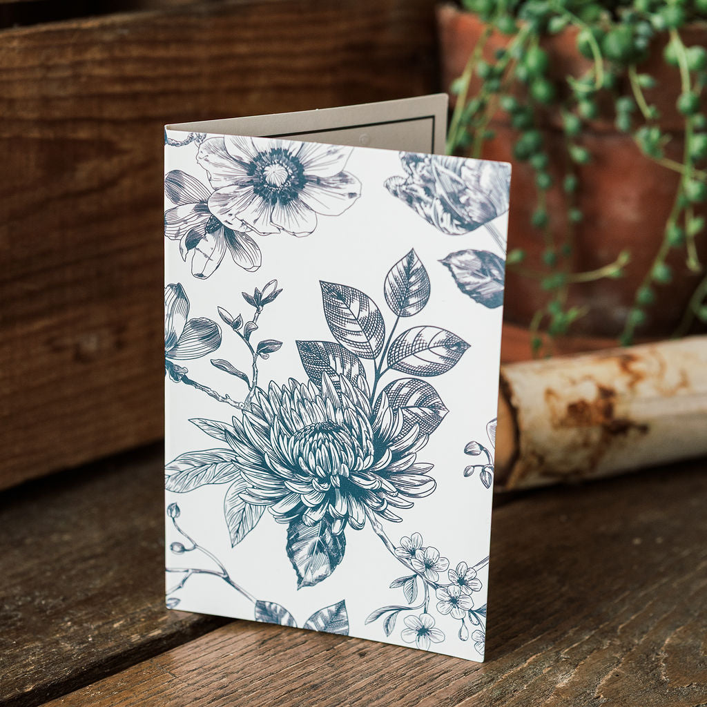 Floral Gift Jewelry Card