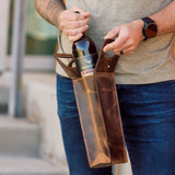 Baytree Leather Wine Carrier