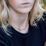 Louisa Paperclip Chain Necklace