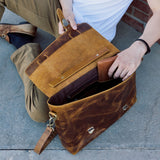 Webster Leather Messenger Bag