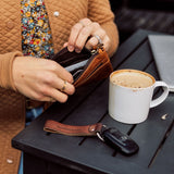 Tangent Leather Coin Pouch