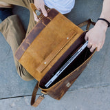 Webster Leather Messenger Bag