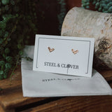 Heart Valley Stud Earring