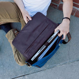 Demmit Canvas & Leather Messenger Bag