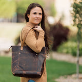 Watino Leather Tote Bag