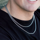 Bad Heart Men's Wheat Chain Necklace