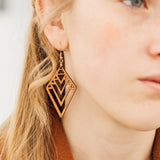 Prospector Wooden Earrings