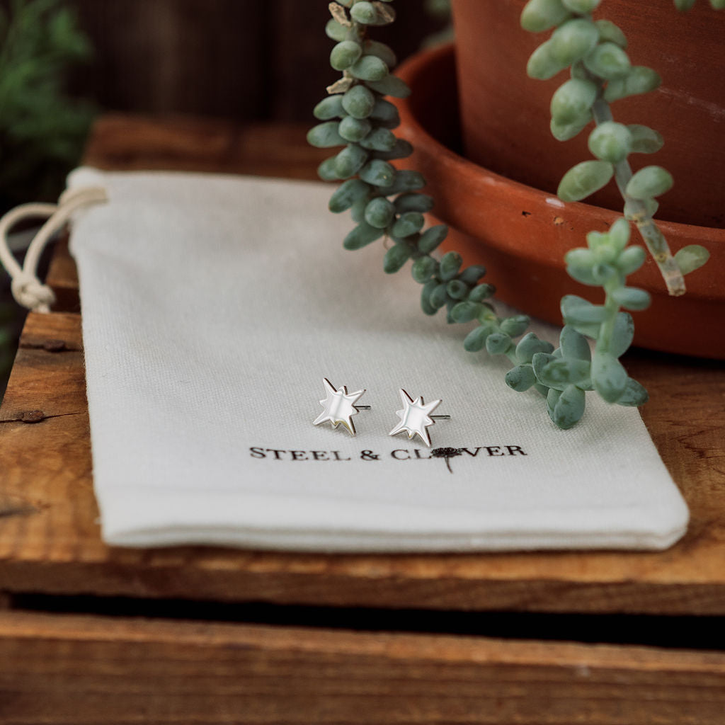 North Star Stud Earrings