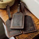 Belloy Leather Luggage Tag