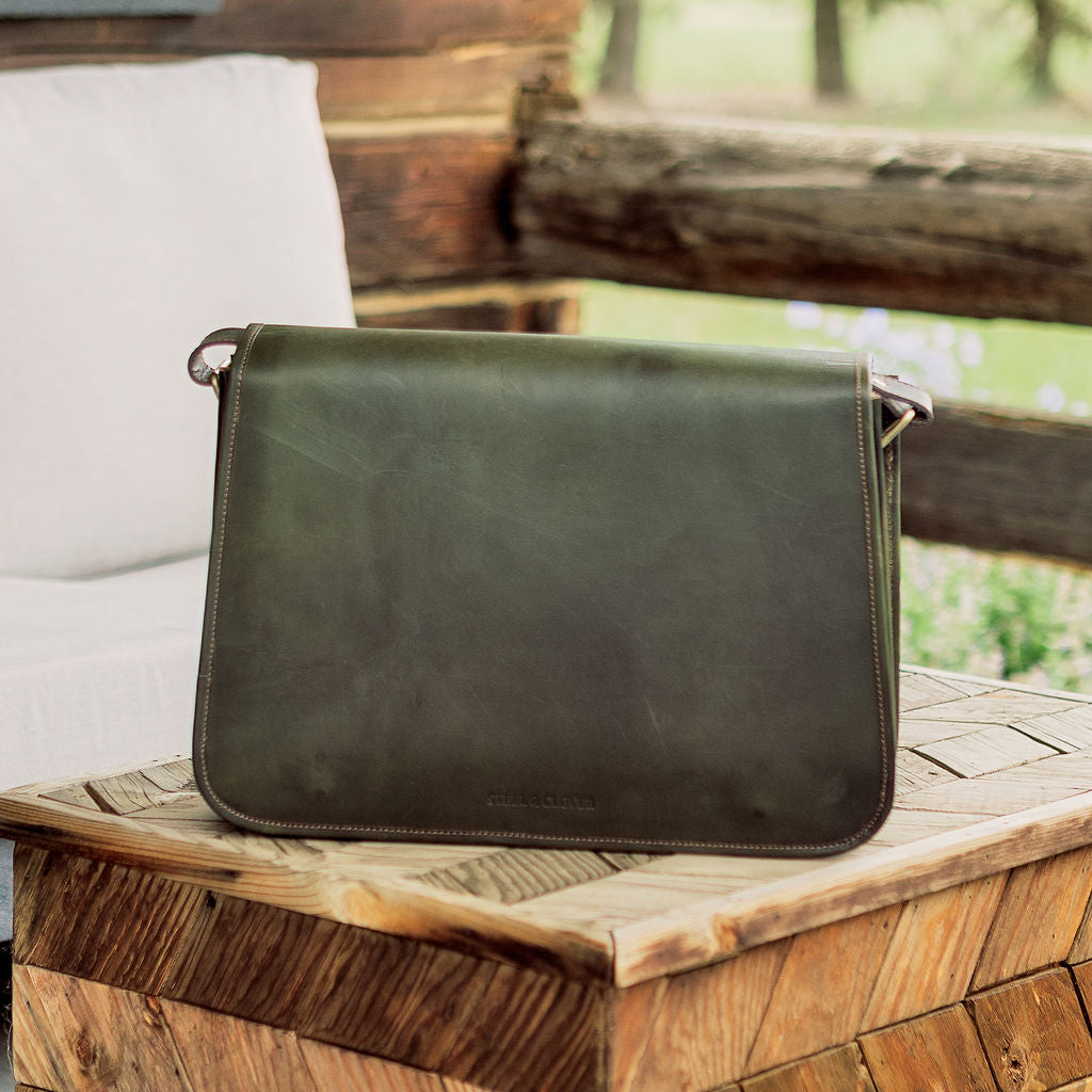 Elmworth II Leather Messenger Bag
