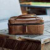Calais Leather Toiletry Bag