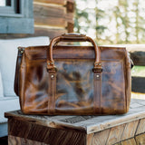 Glen Leslie Leather Duffle Bag