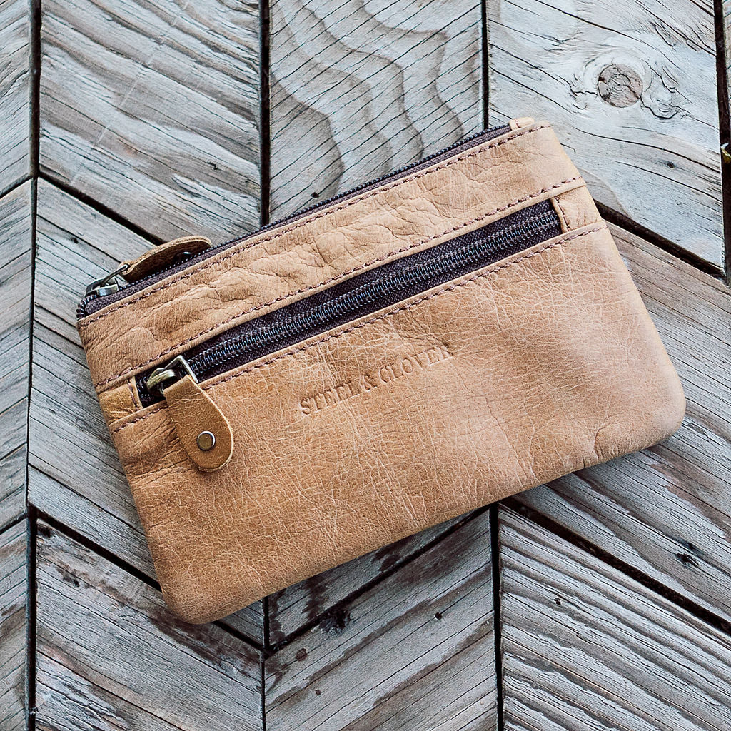 Tangent Leather Coin Pouch