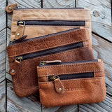 Tangent Leather Coin Pouch
