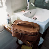 Calais Leather Toiletry Bag