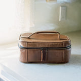 Calais Leather Toiletry Bag