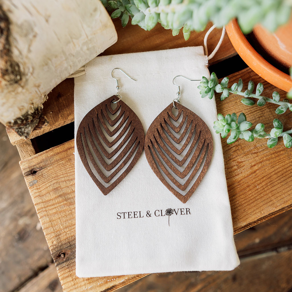 Lymburn Wooden Earrings