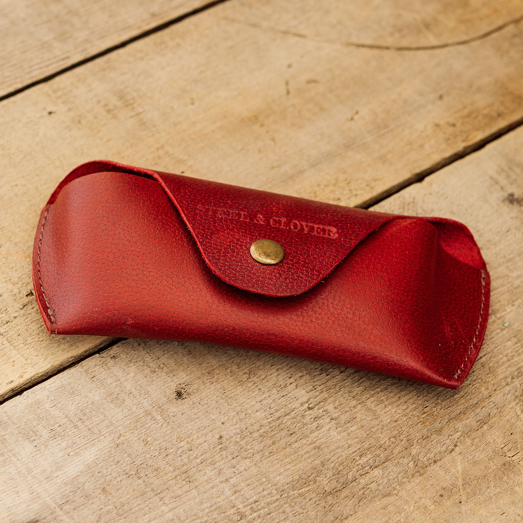 Crooked Creek Leather Sunglass Case