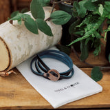Bluesky Leather Wrap Bracelet