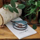 Bluesky Leather Wrap Bracelet