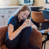 Aspen Wooden Leaf Earrings