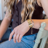 Buffalo Plains Brass Cuff