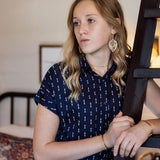 Aspen Wooden Leaf Earrings