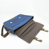 Demmit Canvas & Leather Messenger Bag