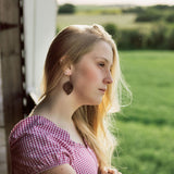 Birch Leaf Wooden Earrings