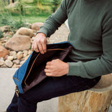 Demmit Canvas & Leather Messenger Bag