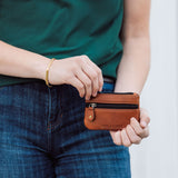 Tangent Leather Coin Pouch