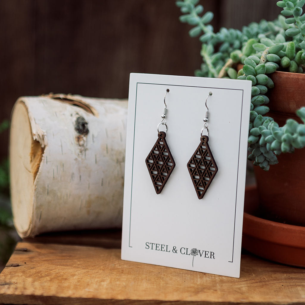 Debolt Petite Wooden Earrings