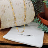 Louisa Paperclip Chain Necklace