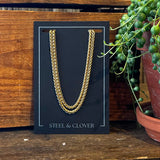 Bad Heart Men's Wheat Chain Necklace