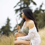 Balsam Leaf Wooden Earrings