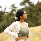 Balsam Leaf Wooden Earrings