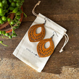 Bonanza Wooden Earring