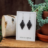 Debolt Petite Wooden Earrings made from lightweight natural wood with a small, delicate handcrafted design for everyday wear