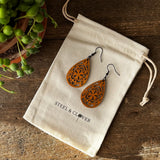 Hayfield Wooden Earring
