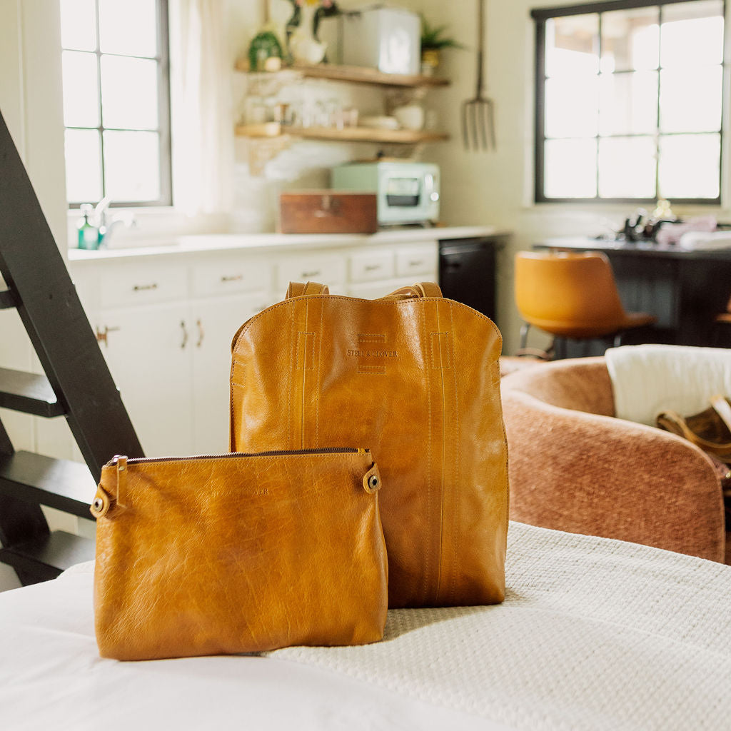 McLennan Leather Travel Purse made from premium leather with a compact, functional design for stylish travel and everyday organization