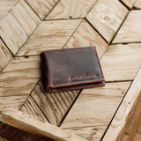 Monkman Leather Wallet made from premium leather with a slim, classic design for secure and organized everyday use