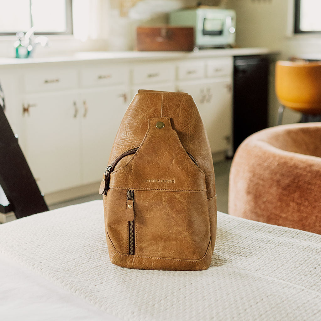 Niobe Creek Saddle Bag made from premium leather with a classic saddle-style design for stylish and functional everyday use